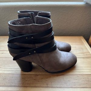 Cute brown booties